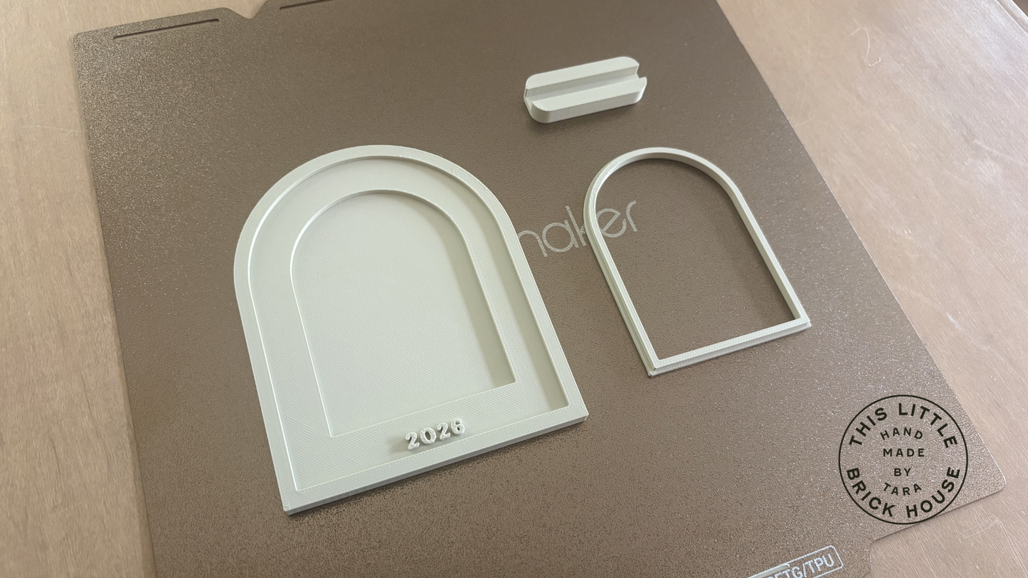 Snap-In Photo Frame Bundle | 3D Print Files | 4 Frame Shapes + Stands