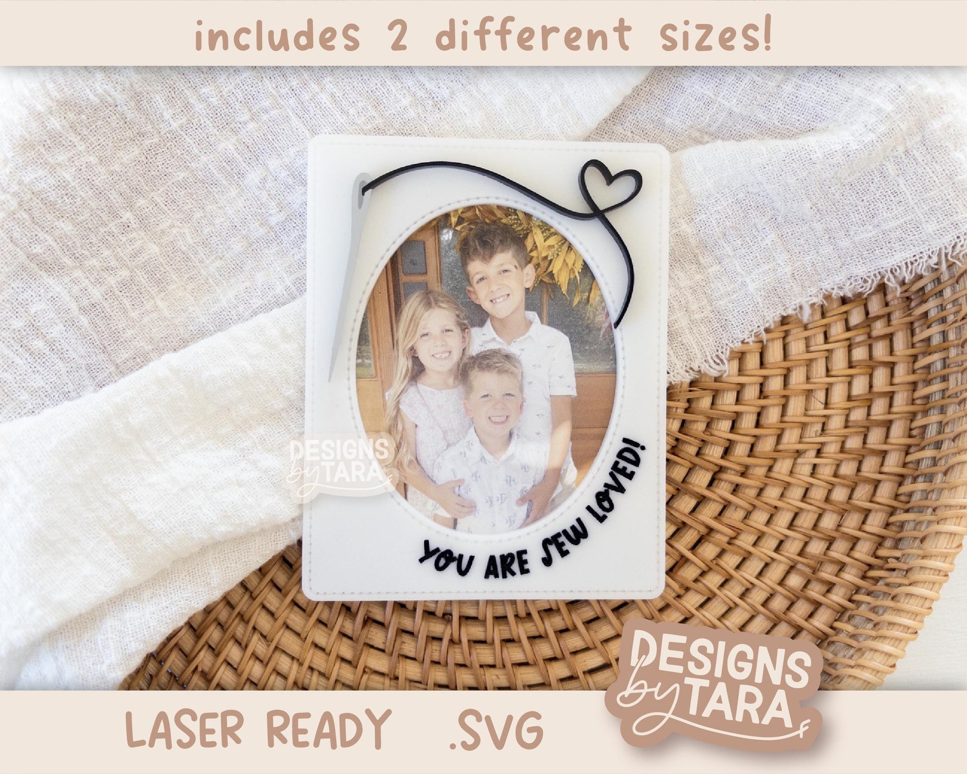 SVG Laser mothers day best mom ever sewing frame gift for her magnet fridge picture frame file, gift grandma file glowforge, laser ready