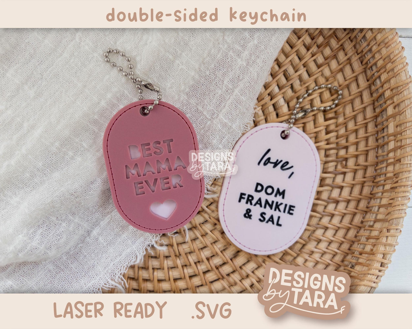 SVG Laser mothers day mom keychain best mama ever laser file mom laser cut glowforge svg laser file svg file