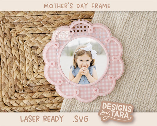 Mother's Day SVG | Fridge Frame Laser File | Mothers Day Frame for Glowforge | Laser Cut File for Mom Gift | Digital Download