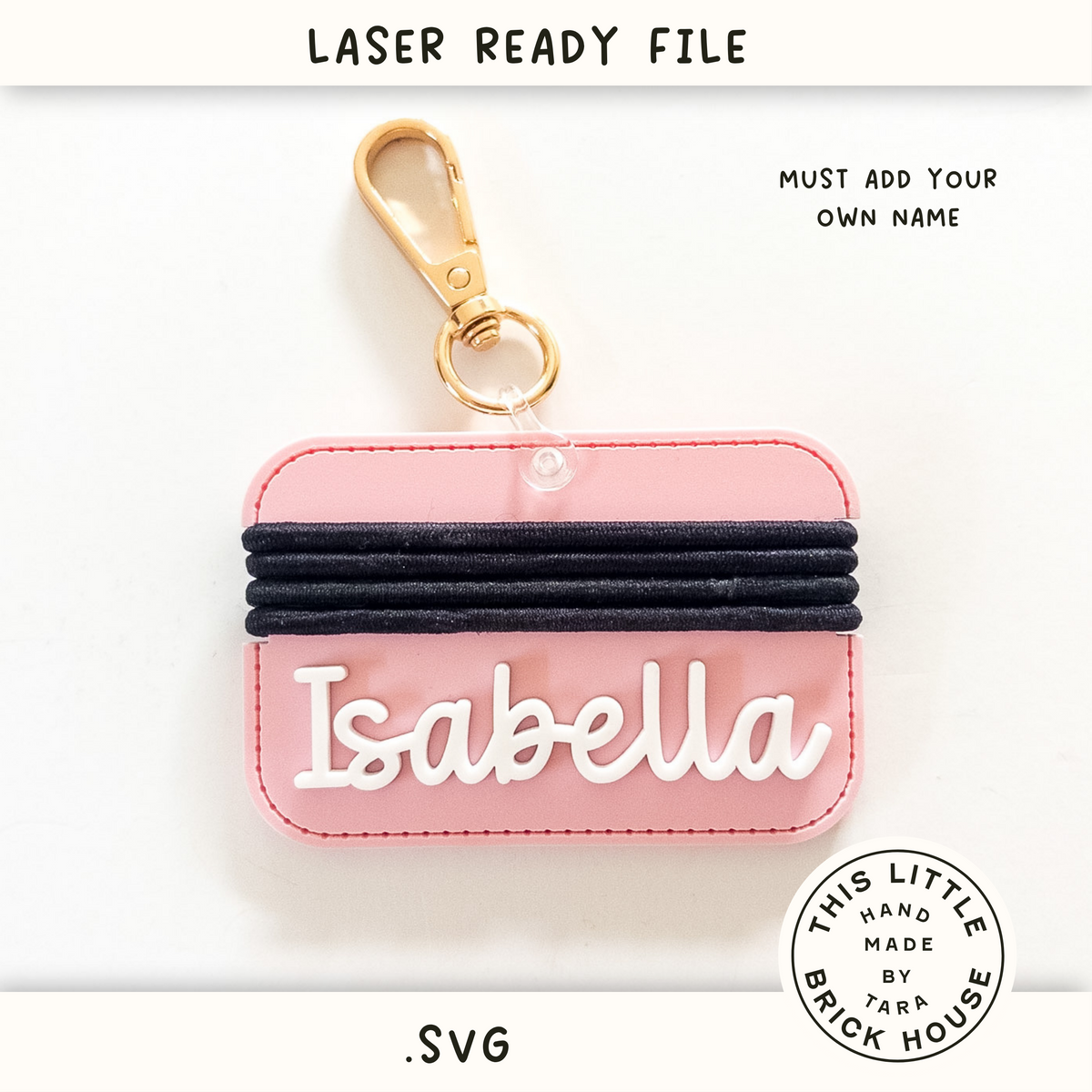 Hair Tie Holder SVG faux stitch, glowforge file, laser cut files, glowforge svg, UV printer, 3D printer (Copy) (Copy) (Copy) (Copy)