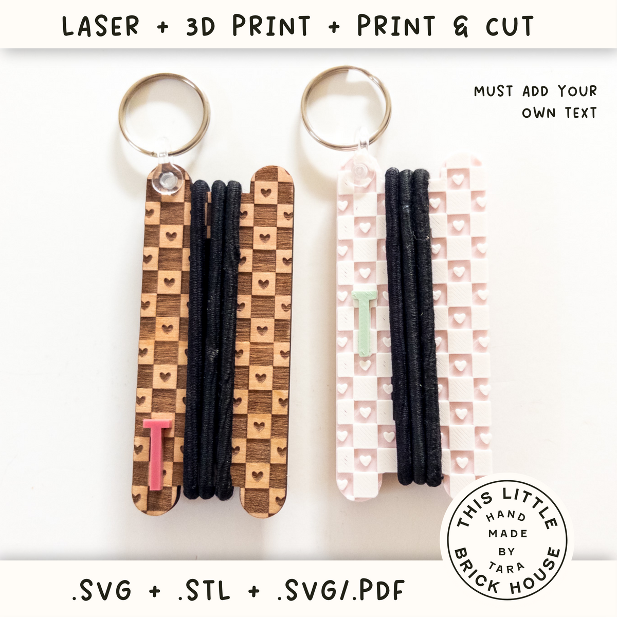 Hair Tie Holder SVG STL PDF, glowforge file, laser cut files, glowforge svg, UV printer, 3D printer (Copy) (Copy) (Copy)